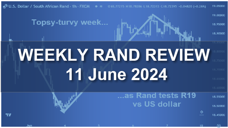 Featured image Topsy Turvy week as Rand test R19 vs US Dollar in June 2024