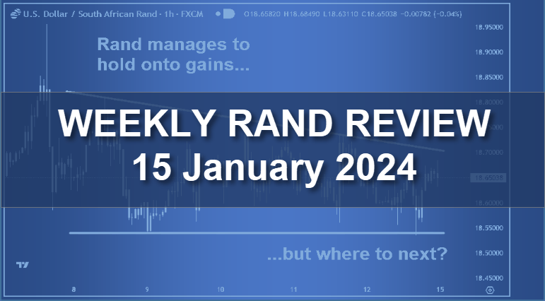 Weekly Rand Review featured image Rand manages to hold onto gains but where to next
