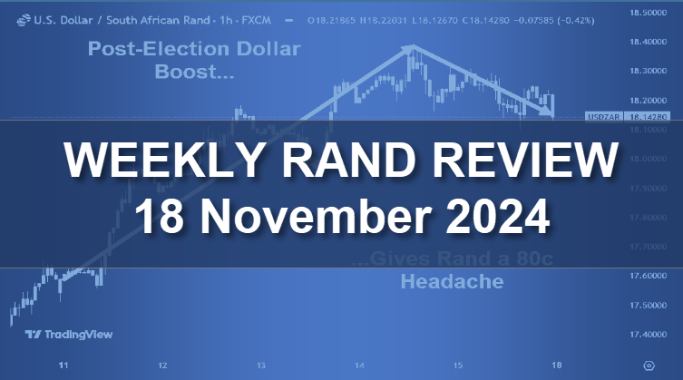 Post-Election Dollar Boom Gives Rand 80c Headache