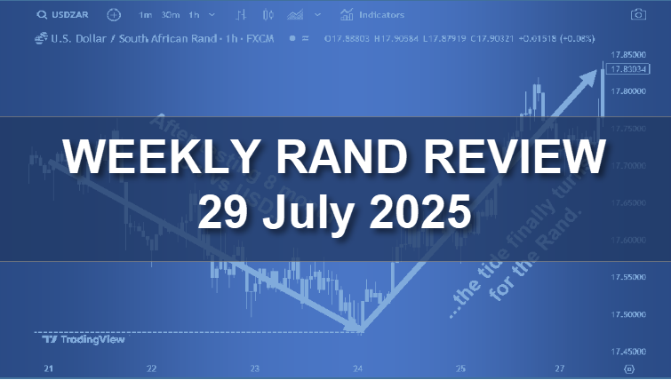 Featured Image: After Testing 8-Month Low vs USD, The Tide Turns for the Rand | July 29, 2025