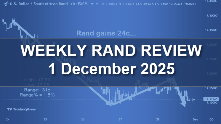 Rand Review Featured Image: Rand Gains 24c... Despite Trump G20 Drama | December 01, 2025