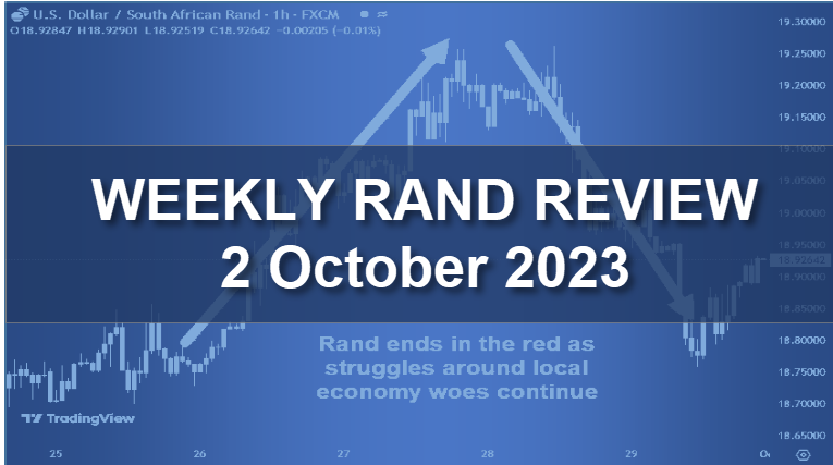 Weekly Rand Review featured image Rand ends two-week green streak vs. Dollar