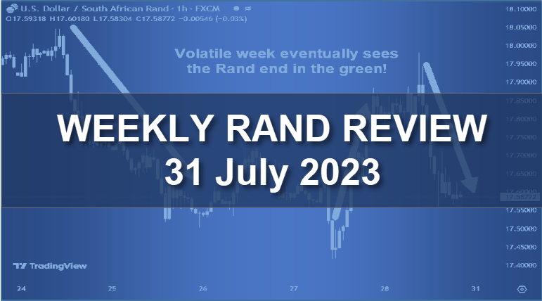 Weekly Rand Review featured image Rand hits its best level since February
