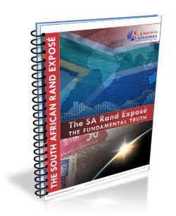 Cover of The SA Rand Exposé: The Fundamental Truth, the Dynamic Outcomes report on the South African economy and the Rand